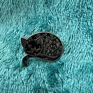 Black Cat Enamel Pin